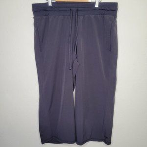 Champion Cropped Gray Pants, Size L